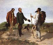 Gustave Courbet Bonjour Monsieur Courbet oil painting